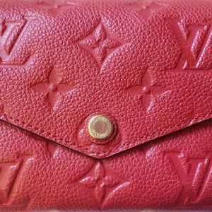 Louis Vuitton Monogram Empreinte Compact Curieuse